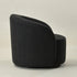 Everitte Bouclé Swivel Barrel Chair - Charcoal Modern Swivel Chair | Swivel Accent Chairs | Kinwell Furniture | Swivel Armchairs